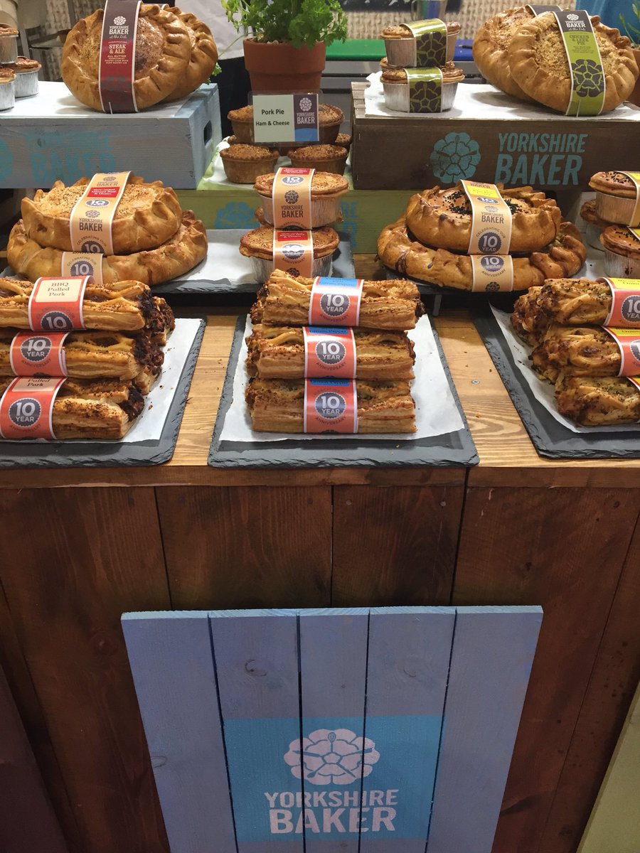 Weetons's tweet photo. Great to see lots of our lovely suppliers here @FarmShop_Deli including tasty new sausage rolls from @yorkshirebaker #FSD2018 https://t.co/9OGGc3UhcI