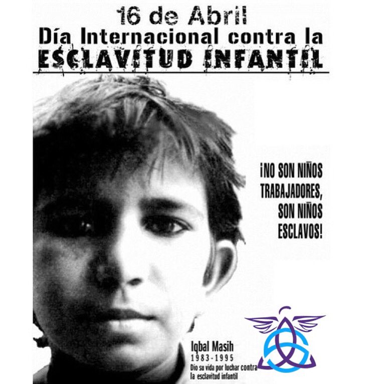 SeguSalud's tweet photo. Hoy recordamos que en el mundo hay Esclavitud Infantil! Debemos levantar nuestras voces y luchar en contra de lo que está mal! Si quieres saber más sobre este tema ingresa en nuestra página de facebook https://t.co/kBhZeGcThN https://t.co/fDjem21oIr