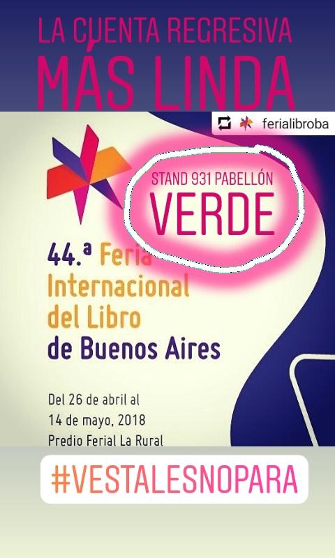 vestaleseditora's tweet photo. #VestalesEnLaFeria #VestalesNoPara https://t.co/K6IIPgxY0p