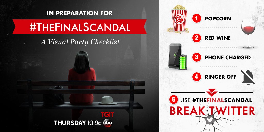 Are you ready, Gladiators? #TheFinalScandal