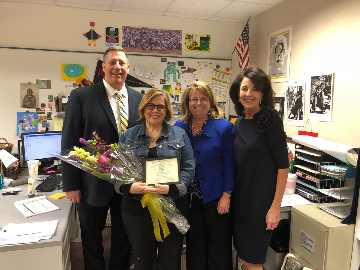 Congratulations to CHS English Teacher Kristi LeVeque on being named a Semi-Finalist for Carmel Clay Schools' Teacher of the Year!