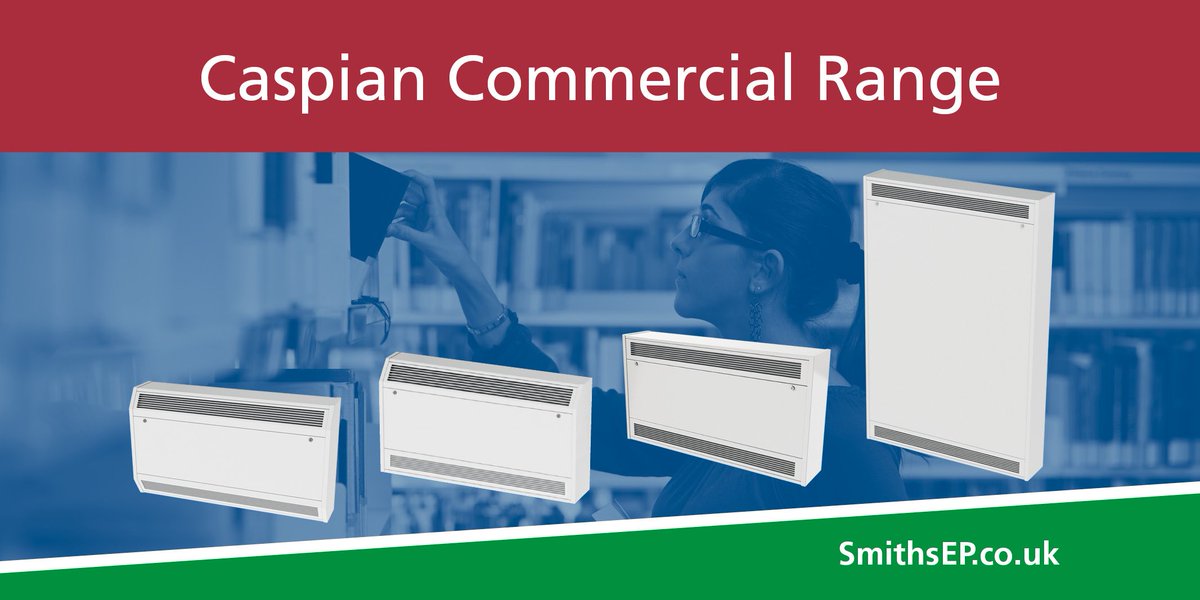 SmithsEP_UK's tweet photo. #SchoolHeating Caspian Fan Convectors are the perfect solution to heat school buildings from classrooms to sports halls. Delivering heat quickly and quietly to large areas #LowSurfaceTemperature versions available #Caspian #ThinkSmiths https://t.co/itXd6p1D8T https://t.co/7srKsiAtY2
