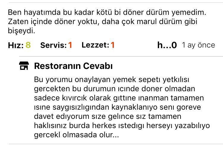 orcunozdmrr's tweet photo. kral ne yemek sepeti ne de sipariş veren insanlar seni hak etmiyor https://t.co/f3dg1GpqHc