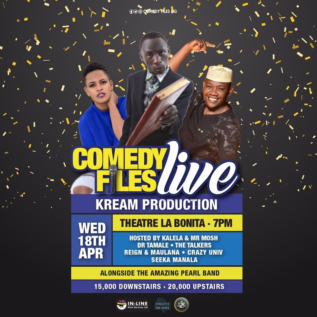 kalelacomedian's tweet photo. My name should be added to martyrs of Uganda.Can you imagine I bathed cold water in the morning. Meanwhile don't allow to miss this coming Wed @TheatreLabonita in the @ComedyFilesUg show.
#28thApr1Musoga1ChapatJinja
#KlaComFest2018
#ComedyFilesLive https://t.co/UwCgsj5g8p