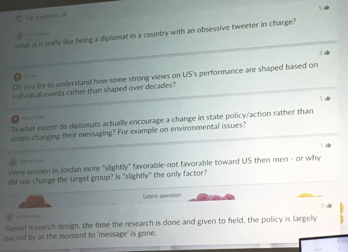 rhyscrilley's tweet photo. An interesting set of questions for the US state department at #CIBAR... https://t.co/OlbggmDvGw