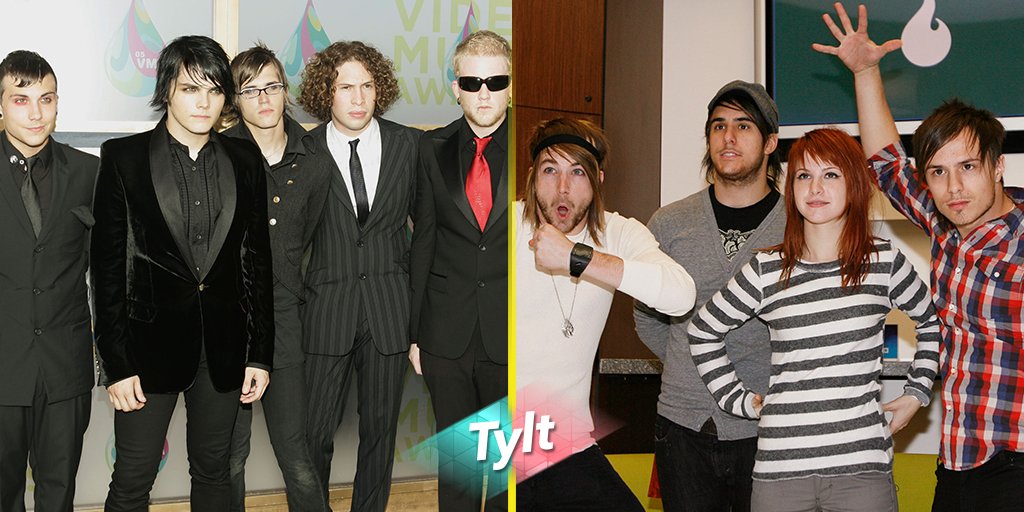 TheTylt's tweet photo. Who's your favorite emo punk-rock band:  @MCRofficial or @Paramore? 

Tweet #TeamMCR or #TeamParamore to vote
Double your vote➡️https://t.co/V04klnojZS https://t.co/Ts122VEt38