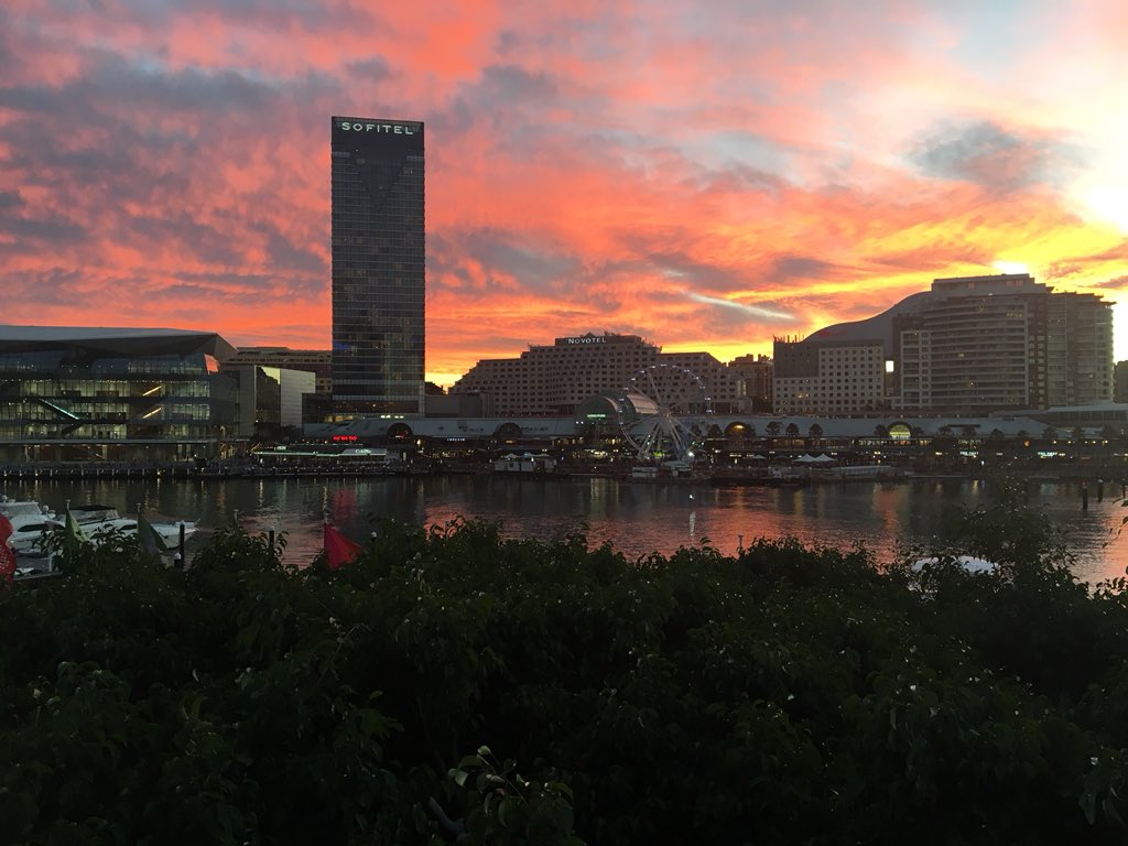 Rosé skies 

#darlingharbour #sydney #sunset #PinkSkies
