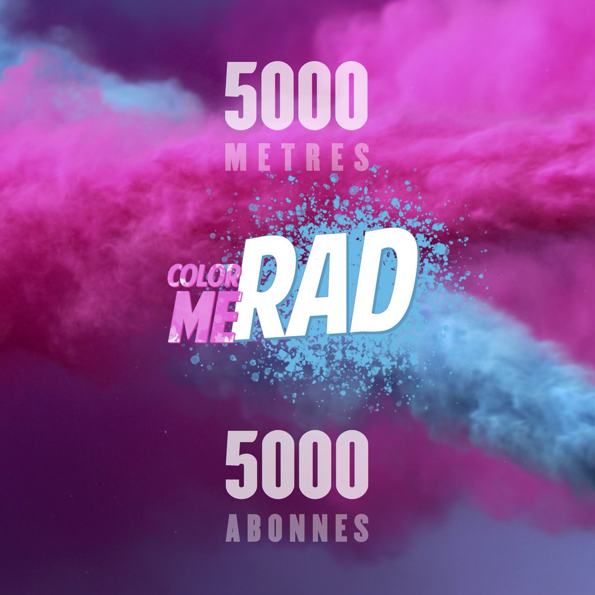 ColorMeRad_fr's tweet image. 🎉 5000 MERCIS 🎉 
Nous sommes maintenant 5000 sur Instagram, merci pour ce soutien haut en couleurs ! 🌈

Pour ceux qui ne nous suivent pas encore, c'est par ici ➡️instagram.com/colormerad_fr/

#ColorMeRad #CMR2018