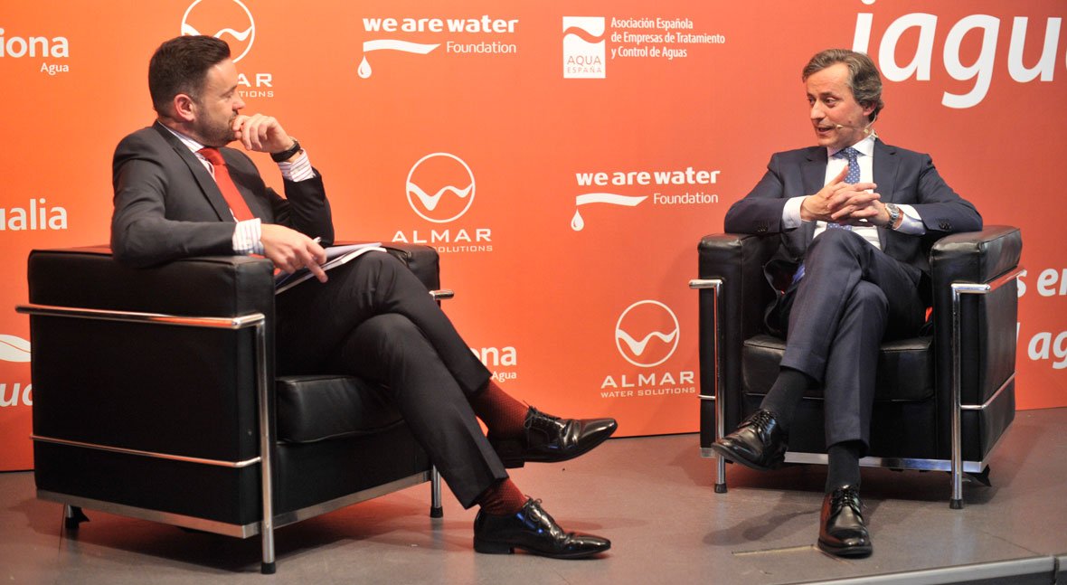 iAgua's tweet photo. 🔵 @JoseDiazCaneja, Director General de @ACCIONA #Agua: "Estamos muy contentos con los últimos contratos de Boca del Río y Jebel Ali" https://t.co/ckMDNsPrmc En #ClimateWaterSummit https://t.co/QDr7ekopTS
