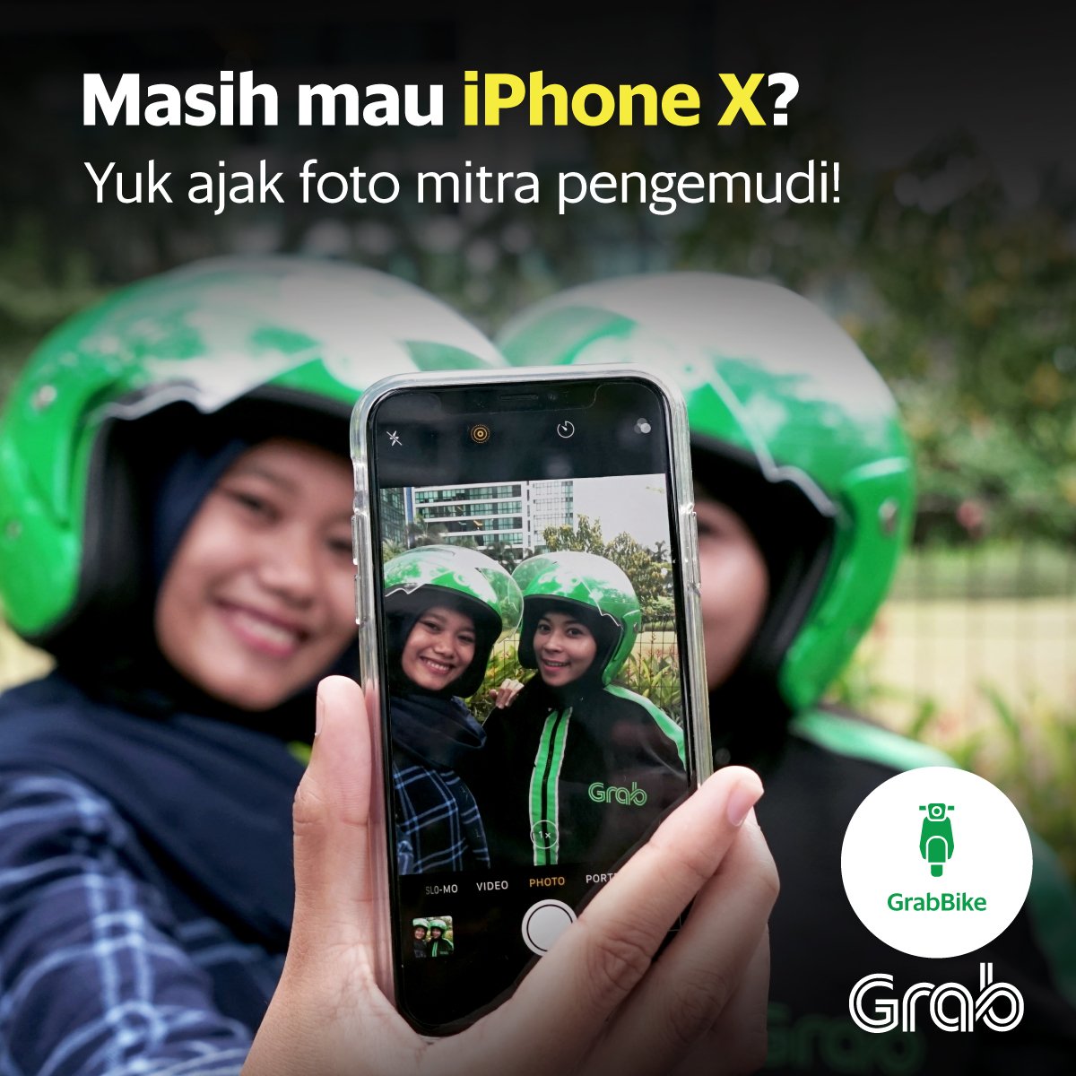 Grab Indonesia On Twitter Dapetin IPhone X Semudah Foto Bareng