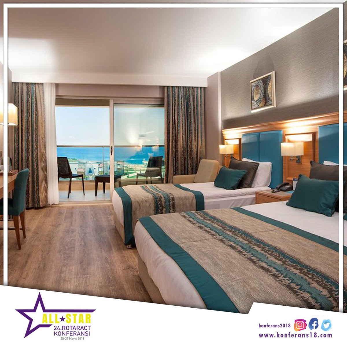 Yıldızlara yakışan Aquasis Deluxe Resort &amp; Spa’da sen de yerini almak için hemen kaydını yaptır. Eğlenceye ortak ol.
konferans18.com 
#konferans2018 #konferans18 #allstar #niluferrotaract #didim #konferansallstar #allstar2018 #rotaract2440 #konferans #rotaract