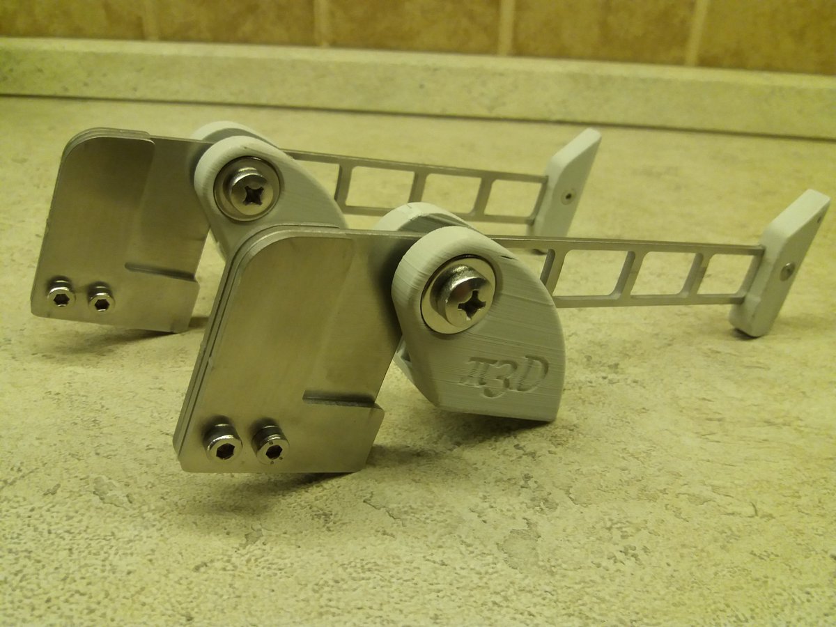 RoboDekan's tweet photo. #ABSPC #filament makes pretty strong #3dprinted parts. Here in combination with stainless steel https://t.co/RfjXv5xxaa