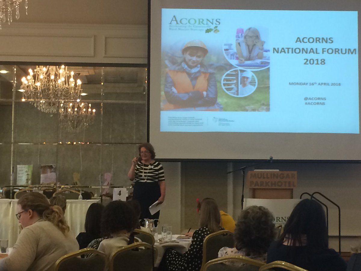 BernieMurphyID's tweet photo. Guest speaker, Mairéad Lavery, Editor of Irish Country Living/Irish Farmer’s Journal @IrishCountryLiv at ACORNS National Forum 2018 @acorns_ie #mystory https://t.co/caIaDn9pYC