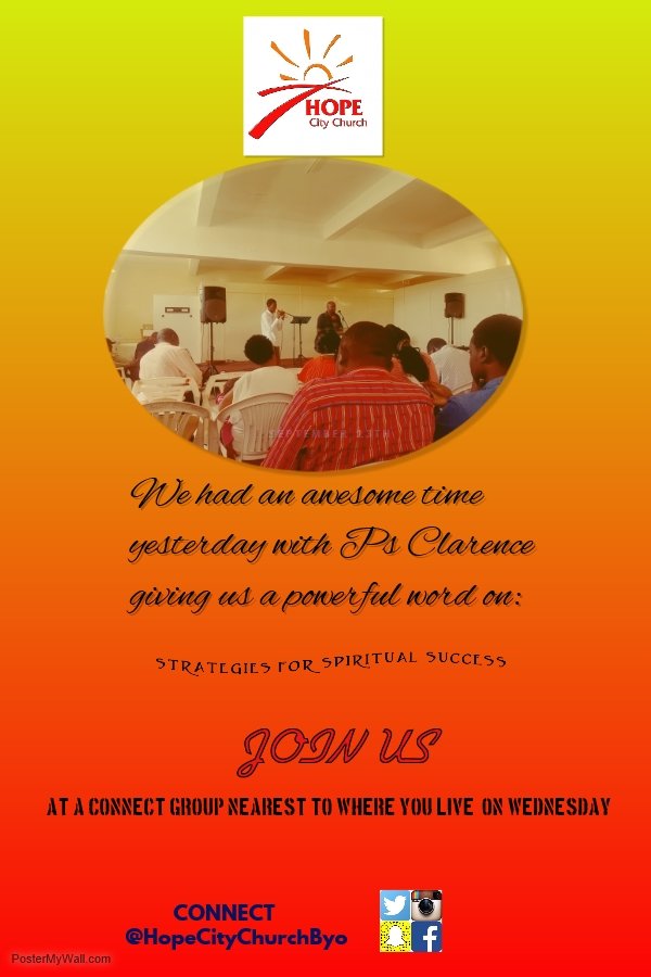 HopeCityChurchB's tweet photo. Join us at a Connect Group nearest to you this Wednesday ! https://t.co/p9bTYSjK4S