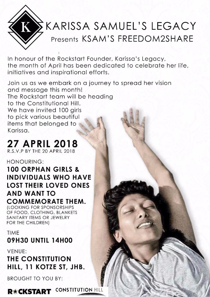 nicknames_KB's tweet photo. #karissaslegacy @ksamsays @Rockstartsa https://t.co/Oi9YwcL9OX