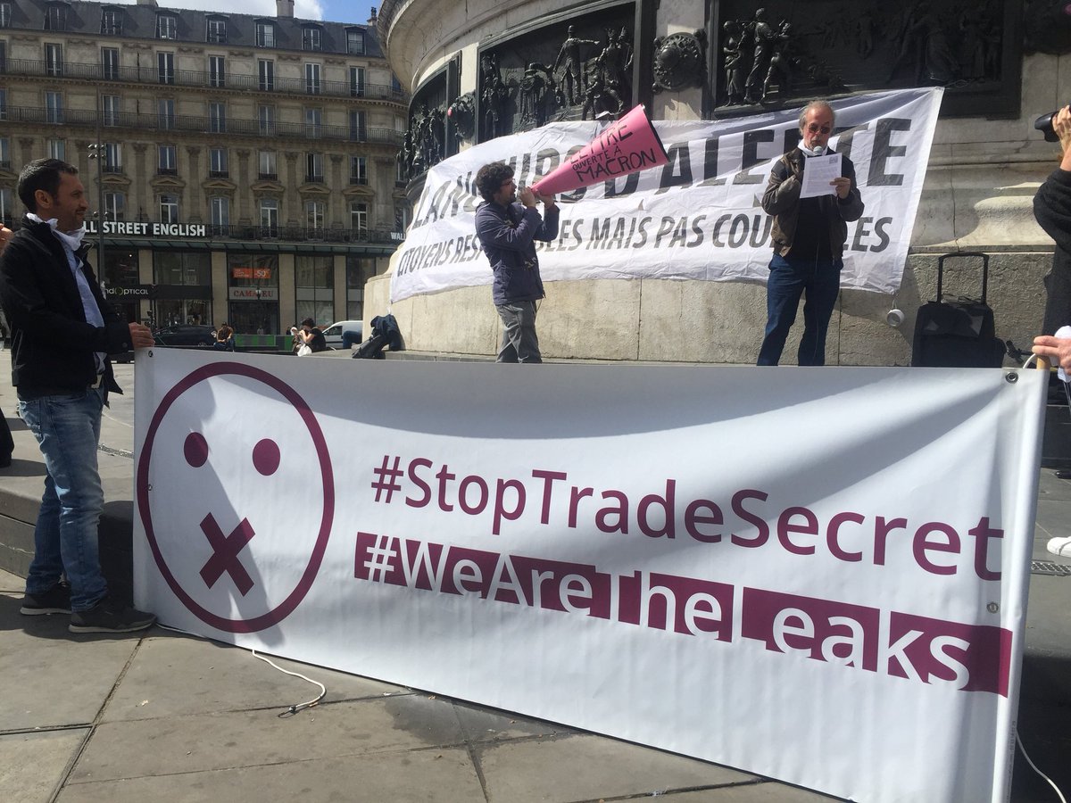 pablo_aiquel's tweet photo. La loi sur le secret des affaires, un danger pour tous ! #StopSecretdAffaires #stoptradesecrets #WeAreTheLeaks @AssoPollinis @EFJEUROPE @IFJGlobal https://t.co/QXjVe7bGFZ