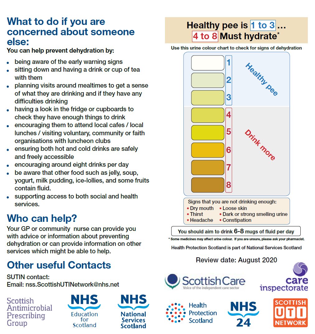 The Scottish Urinary Tract Infection Network’s (SUTIN) national #hydration campaign has been launched and seeks to raise awareness of the wide and varied benefits of being well hydrated. 

Full details at: plus.google.com/b/117226006456…