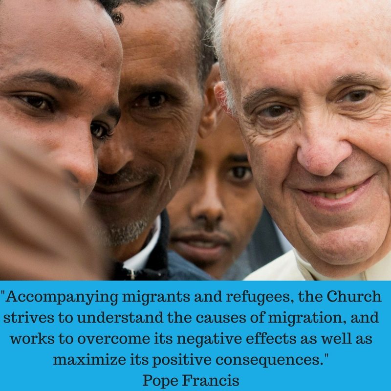 gbfranciscans's tweet photo. #MigrationMonday #RefugeesWelcome https://t.co/944tLoDZYL #PopeFrancis #OneFamily #migrants #Positiveconsequences https://t.co/Hi2Fc3yhw7