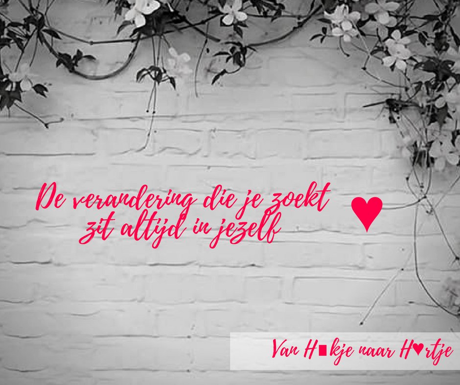 Focus niet langer op alles wat buiten jou gebeurt, maar kijk naar wat er echt in jou speelt en gebeurt. En vertrouw erop dat alles al ín jou zit ♥ 
#vanhokjenaarhartje #vertrouwen #durfjeharttevolgen