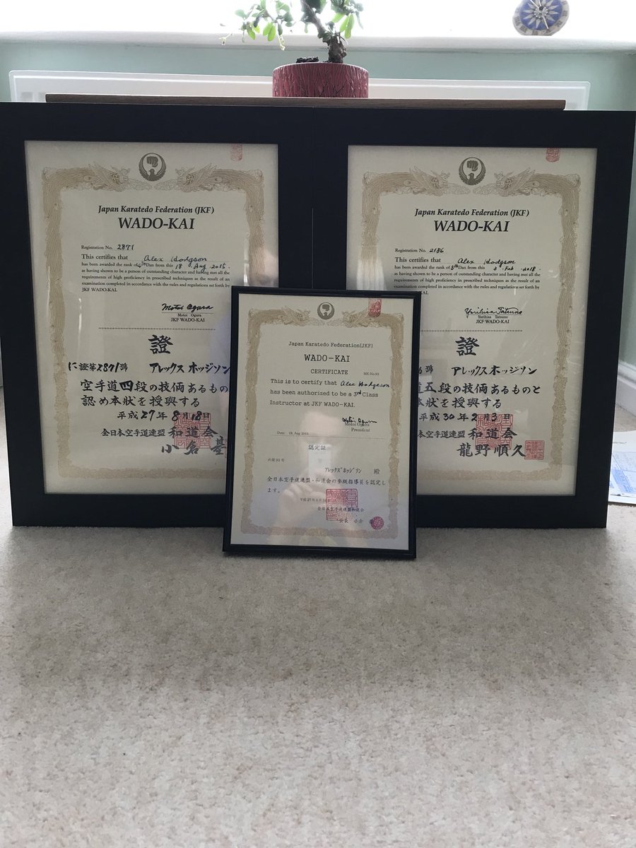 AlexJHodgson's tweet image. 4th Dan, 3rd Kyu, 5th Dan #karate #wado #wadokai #allbritainwadokai