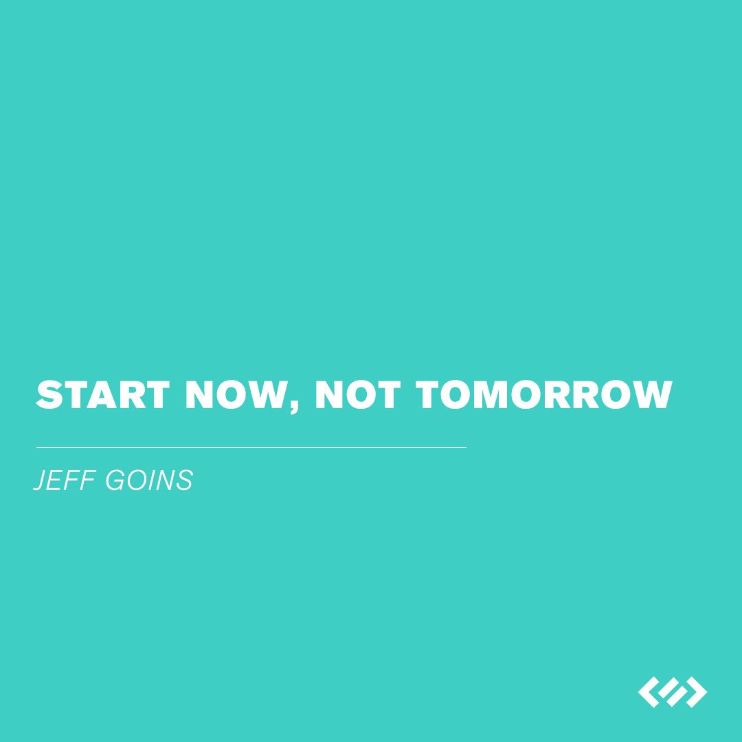PRIMARIU's tweet photo. Because tomorrow never comes! #quote by @JeffGoins
#primariu #digitalagency #quote #JeffGoins #motivation #action https://t.co/wirM906cp7