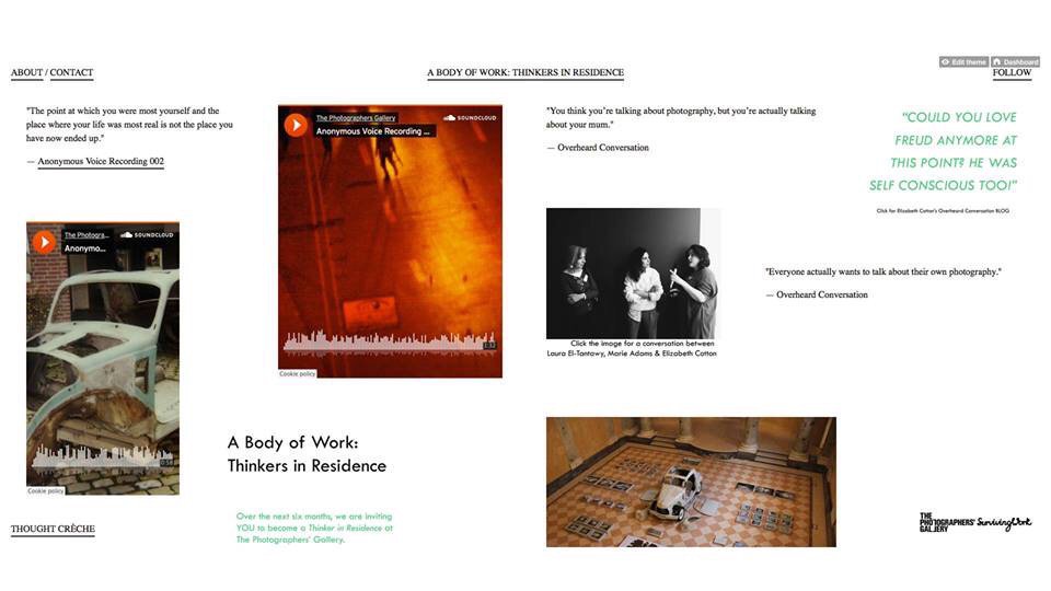 Our online archive of actual thoughts about pretty much everything. Thinkers in Residence: A Body of Work ow.ly/SRps30hEGnl #psychoanalysis #photography