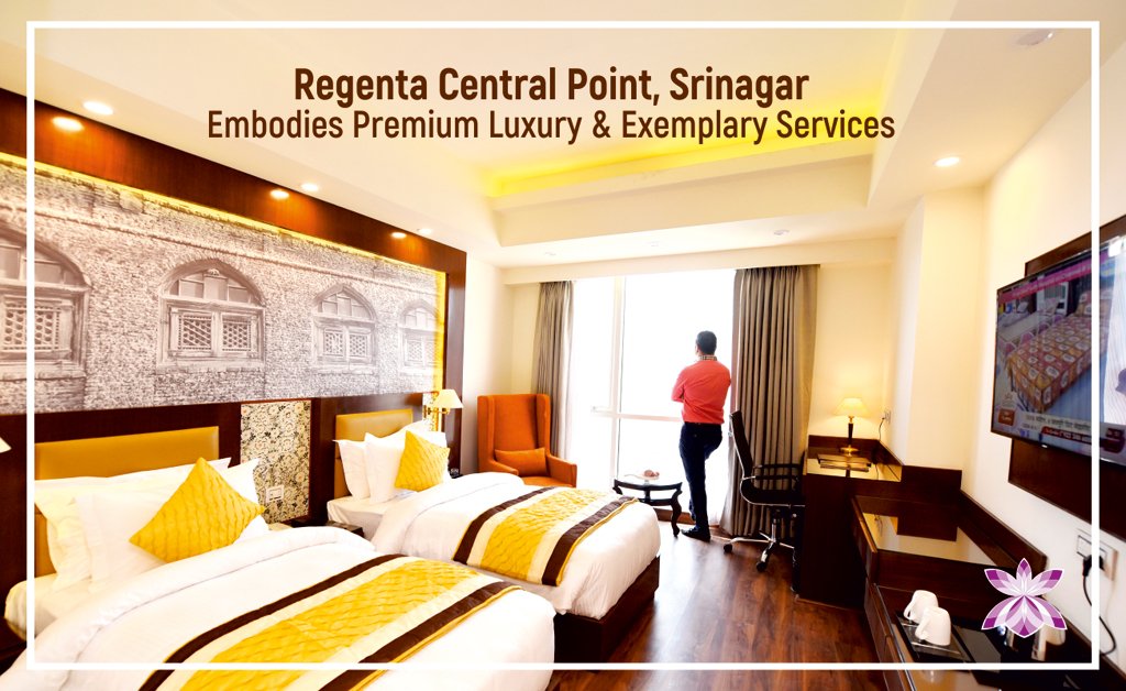 Explore the beauty of Srinagar by staying at the best luxury hotel, Regenta Central Point.
#HotelsinSrinagar #SrinagarHotels #BestHotelsinSrinagar #Srinagar #HotelsinKashmir #BestHotelsinKashmir