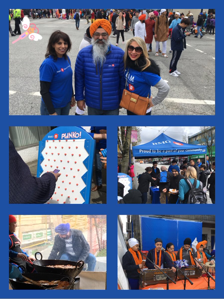 Last Day in beautiful B.C.- able to celebrate Visaikhi with the Vanc. markets &amp; clients.BMO had the best tent!  #ProudToWorkAtBMO - #BMOERG - celebrating diversity, learning about differences- what an incredible day, event -We’re Here to Help -totally in step with the Sikh faith!
