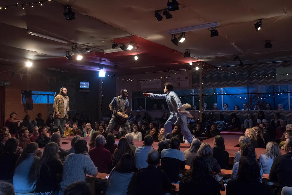 lttbuzz's tweet photo. NEW IMMERSIVE, POWERFUL PRODUCTION 'THE JUNGLE'
Running 16th June-3rd November 2018 at Playhouse Theatre, London.
Take a seat at the benches and tables of the vibrant and bustling Afghan cafe at the ‘heart of Dover’ in the Calais or... 
To read more see https://t.co/IEFvSZdW0b https://t.co/mgBICSSeXR