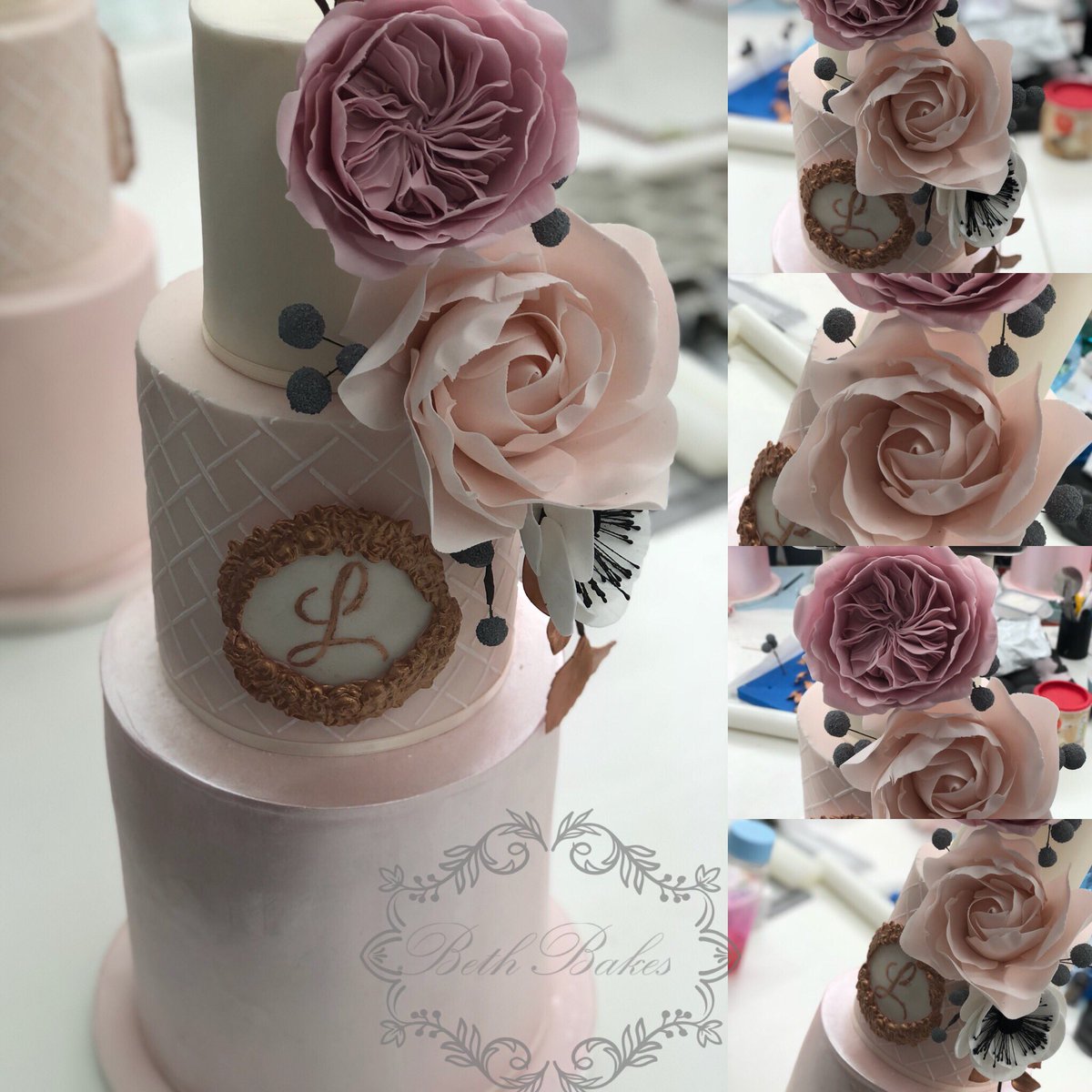 BethBakes25's tweet photo. Another fab #weddingcake #cakecourse this weekend https://t.co/nBZH7P6uDo