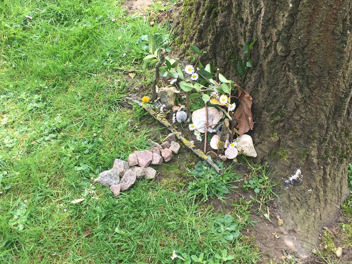 acornsey's tweet image. Fairy houses and stickman #CommunicatetoSucceed with beds showers and cosy spaces @arlesdene