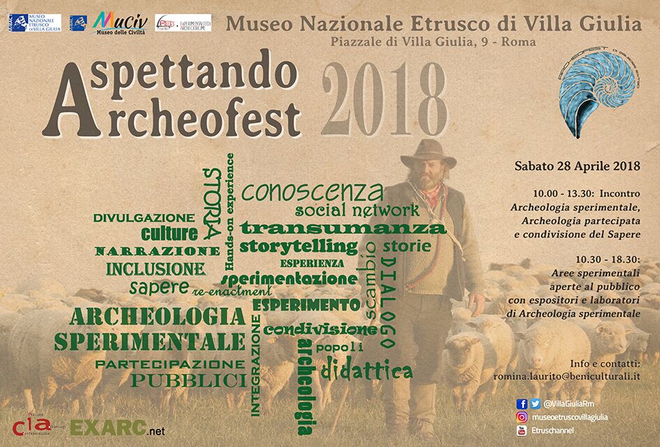 PaleoesExtad's tweet photo. #Archeofest2018 #AspettandoArcheofest presso @VillaGiuliaRm
#Archeofest #PaleoesEXTAD #MuseumWeek @valentinonizzo @romianlaurito @MIBACT @MuseumWeek @OpusPaulicium @archeostorie @astridrome @MediterraneoAnt @Roma @dariofrance https://t.co/8sZDQeV1jc