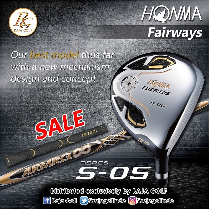 rajagolfindo's tweet photo. The Beres S-05 Fairway Wood is Honma's special fairway wood with long carry performance and control

.
DISTRIBUTED EXCLUSIVELY BY Raja Golf
.
For more info please contact:
Phone : 021 739-7252
or whatsapp : 081 199-7252 https://t.co/n3UpCsYm0U