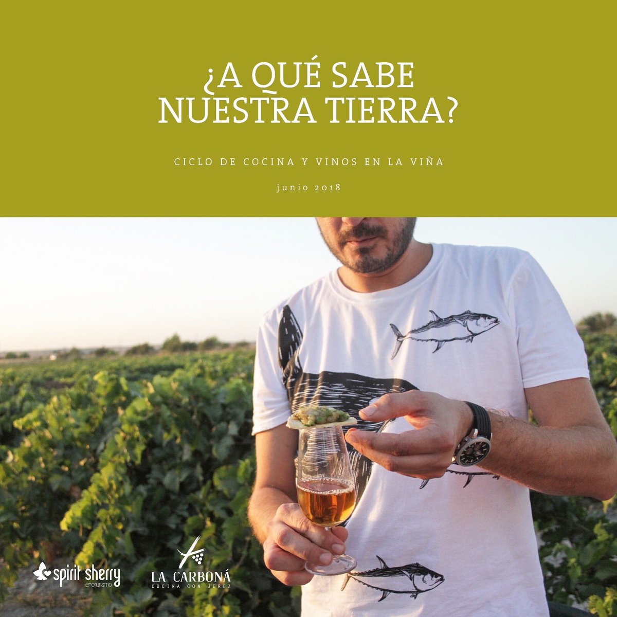 lacarbonajerez's tweet photo. Preparando con @spiritsherry el Ciclo de Cocina y Vinos en la Viña para tus noches de verano 🌻🍃🍷👨🍳🌅😍#restaurantelacarboná #spiritsherry #cocinaconjerez #viña #viñedo #pagos #sherry #experience #winery #sherrylovers #sherrywines #enoturismo #turismo #jerez #marcodejerez https://t.co/WyeB3MbKP2