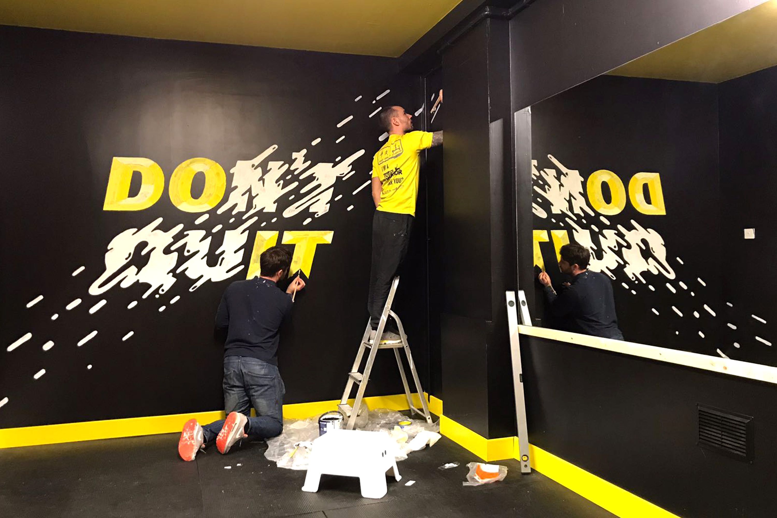 Gym interior paint hotsell