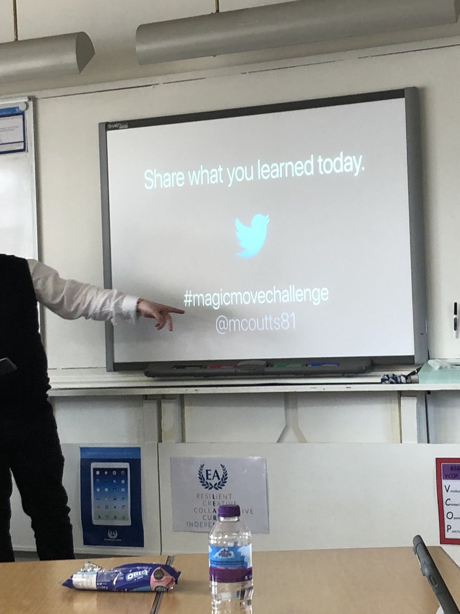 hcccroskery's tweet photo. Was so busy learning in @mcoutts81 session that I didn’t get any other photos.. but totally excited about doing something to share for the #magicmovechallenge! #inspired  #genius #ifinallygetit 🎉 #elearnfest18 https://t.co/IhVA3yYmxL