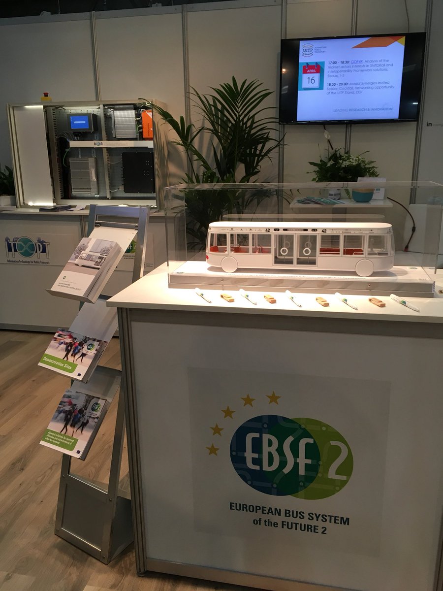ebsf_2project's tweet photo. #EBSF_2 is at the @UITPnews stand D07 @TRA_Conference! Come and discover our new Design Charter and the architecture hypothesis of the e-bus of the future! @UITPpress @yok75 https://t.co/aduwTzaNqy