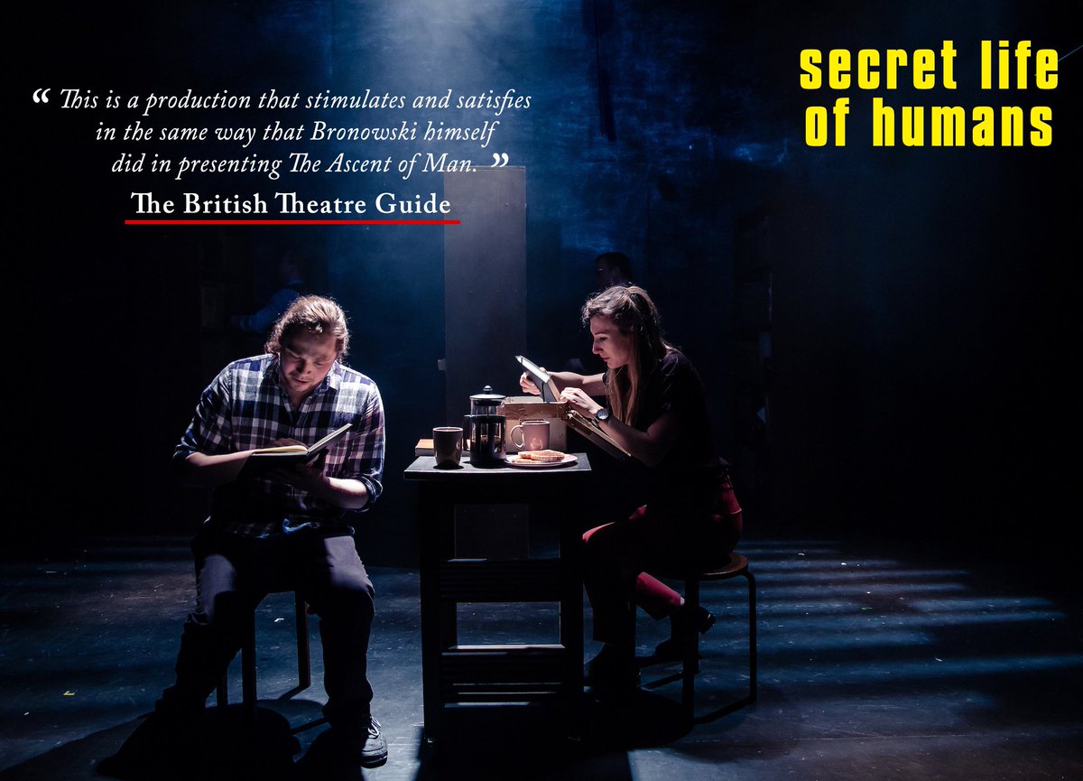 newdiorama's tweet photo. SECRET LIFE OF HUMANS questions "are we making progress?" or is humanity cursed to repeat itself?
#SLOH "stimulates and satisfies us in the same way that Bronowski himself did in presenting The Ascent of Man" @BritTheatreGuid
Click here for tickets: https://t.co/9Jpemh7MUx https://t.co/3IJWGf1Ehf