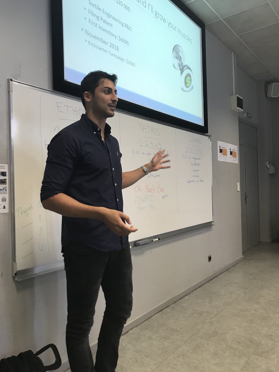 bijjei's tweet image. Une innovation dans le textile pour le sport avec @Ilys84542091 au sein de spécialisation @startup_mbs @Montpellier_BS #Startup_mbs