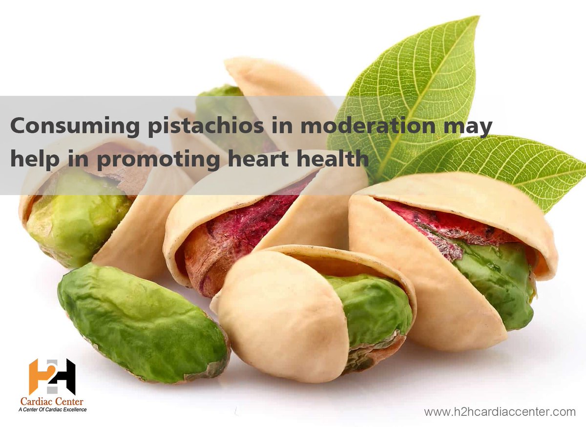 H2HCardiaCenter's tweet photo. #Pistachio nuts are significant for #heart health, because of their relatively high levels of antioxidants, good fats, and plant sterols. https://t.co/Umkk7zrcFc