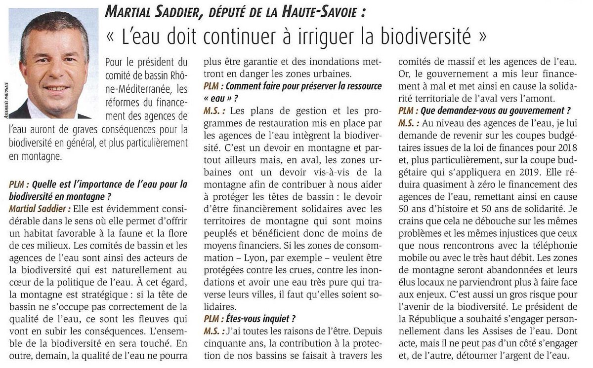 MartialSaddier's tweet photo. 📰Interview parue dans le magazine de l'ANEM "Pour la Montagne" (Avril 2018) @AnemMontagne https://t.co/ngr7x0oQ7C