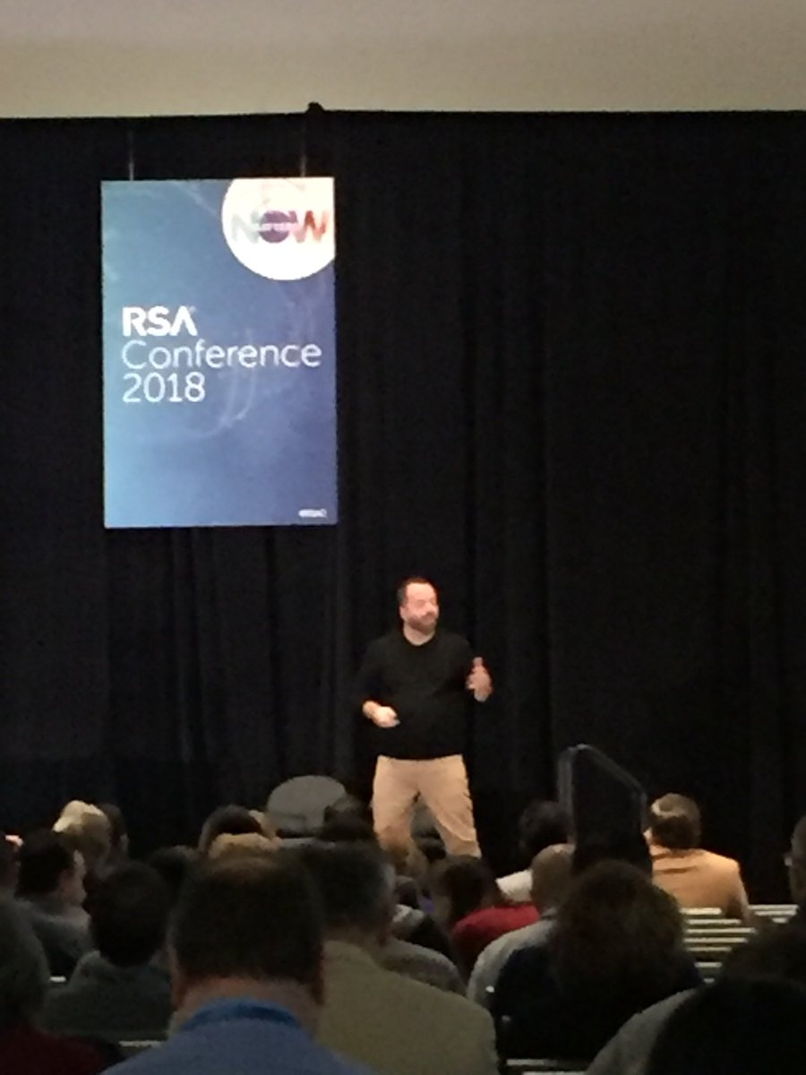marshallengland's tweet photo. @MrFedRAMP presenting on #FedRAMP lessons learned at #CSASummit18 @RSAConference #rsac2018 @CoalfireSys #cybersecurity https://t.co/cWHPQBDVAE