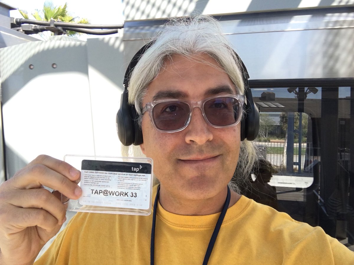 RideshareJeff's tweet photo. When I travel at work, I #TAPatWork @santamonicacity @metrolosangeles @CityofWellbeing @AskGoSaMo #GreenCommuting https://t.co/zCkD7ybzkP