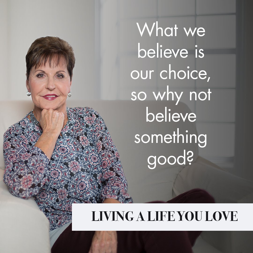 We want you to believe that you CAN love your life and Joyce's newest book can help! Order now at joycemeyer.org/NewBook #LoveYourLife #NewBook