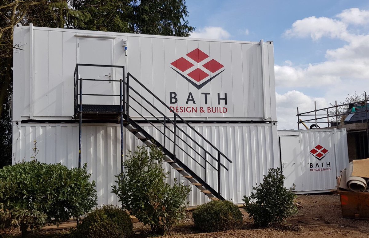 BathDesignBuild's tweet image. Treated ourselves to some new branded containers! #newbuild #construction #Bath