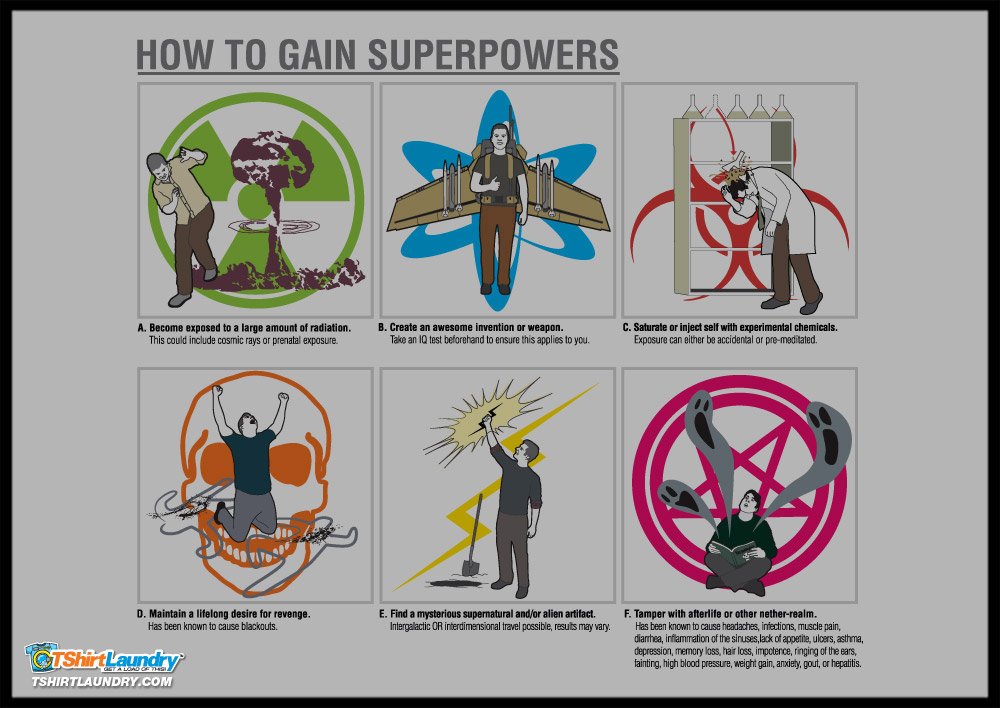 tshirtlaundry's tweet photo. How to Gain Superpowers - https://t.co/fQZr7HzBkC - #power #superpower #superpowers #funnytshirt #funnytshirts #garphictee #graphictees #tanktops #humanpower #gamer #gamertshirt #streetwear #urbanwear #adultclothing #onlineshop #instadaily #geeklife #tees #tshirt #gamerlife https://t.co/9UyqjnFRen