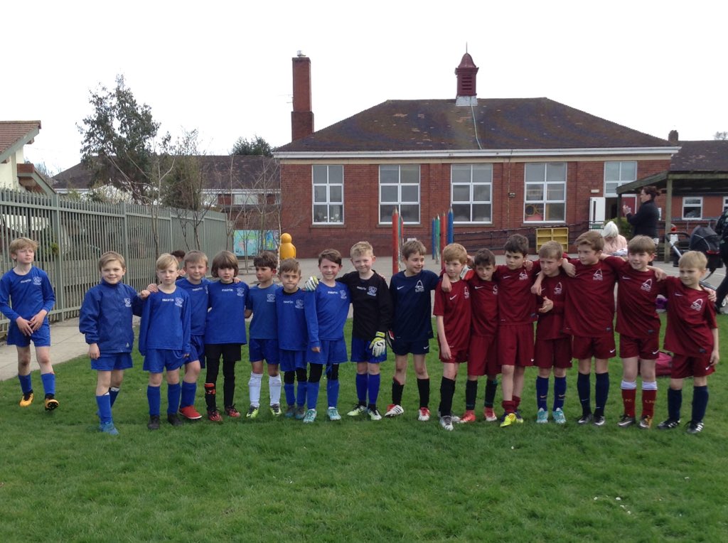 rudstonprimary's tweet photo. The 2nd great game to be played today, this time it was Year 3 against Much Woolton in the semi final of the Liverpool Schools Cup. Rudston came from 2-0 down to force extra time, with scores still even ... penalties. RUDSTON THROUGH TO THE FINAL!! Well done both teams. https://t.co/mP9TaPZvMq