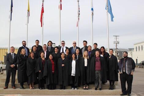 LawNlss's tweet photo. We are all proud to say that we have successfully completed our first year, of our four year Law Program!! This photo was taken the day we all started in the Nunavut Law Program. We are all very proud to announce that all 25 of us have completed the first year Law Program!! https://t.co/Gc35ruoH3S