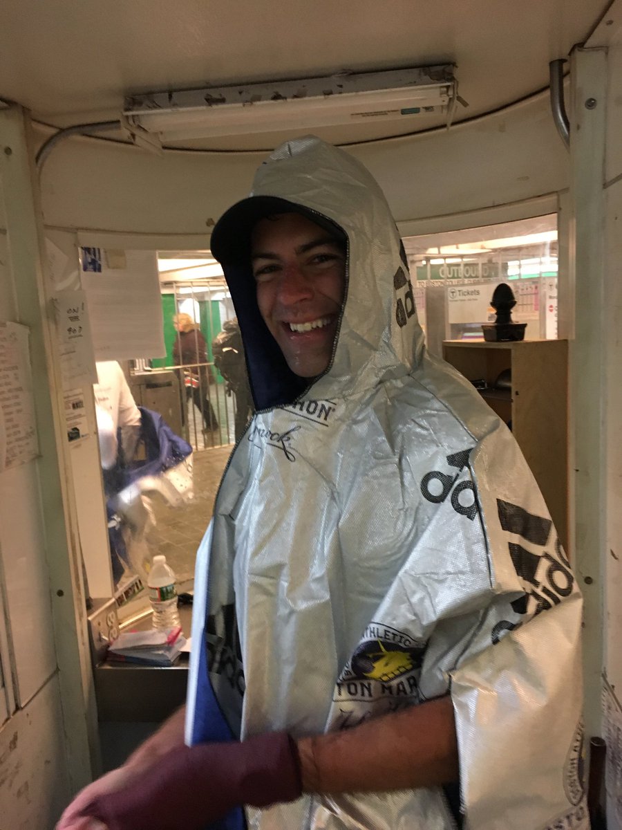 MBTATransitPD's tweet photo. Congrats Stephen !! Finished in under 3 hours. Arlington Station https://t.co/4Q8fGEubkf
