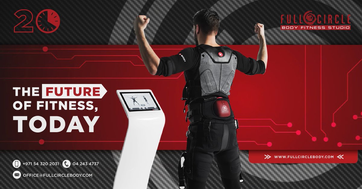 fullcirclebody_'s tweet photo. Getting fit takes only 20 minutes with Full Circle EMS Training in Business Bay, Dubai. Call us at +971 543202031 or drop us a message for a free trial session.
#weightloss #fatburning #fullcirclebody #fitlife #fitdxb #fullcircleEMS #workout #20min #healthyliving https://t.co/8XhYRvTHUh